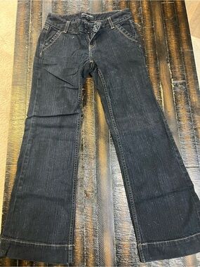 Banana Republic Dark Black Flare Jeans